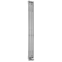 PILON otopné těleso 196x1800mm, se třemi háčky pro ručník, chrom PILON otopné těleso 196x1800mm, se třemi háčky pro ručník, chrom