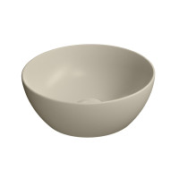 PURA keramické umyvadlo na desku, průměr 32cm, creta mat PURA keramické umyvadlo na desku, průměr 32cm, creta mat