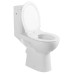 HANDICAP WC kombi zvýšený sedák, Rimless, zadní odpad, bílá HANDICAP WC kombi zvýšený sedák, Rimless, zadní odpad, bílá
