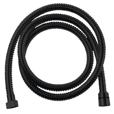 POWERFLEX kovová sprchová hadice, 150cm, černá mat POWERFLEX kovová sprchová hadice, 150cm, černá mat