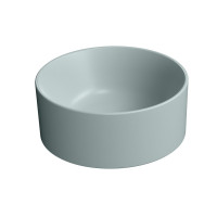 KUBE X keramické umyvadlo na desku, průměr 32cm, ghiaccio mat KUBE X keramické umyvadlo na desku, průměr 32cm, ghiaccio mat