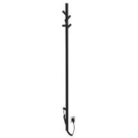 PASADOR elektrický sušák ručníků, kulatý, 150x1500 mm, 30 W, černá mat PASADOR elektrický sušák ručníků, kulatý, 150x1500 mm, 30 W, černá mat