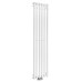PILON otopné těleso 418x1800mm, se šesti háčky pro ručník, bílá mat