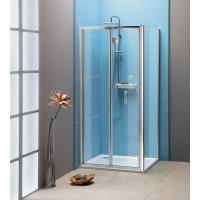 EASY LINE čtvercový sprchový kout 700x700mm, skládací dveře, L/P varianta, čiré sklo EASY LINE čtvercový sprchový kout 700x700mm, skládací dveře, L/P varianta, čiré sklo