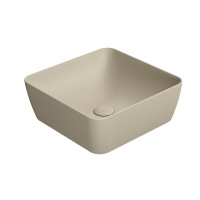 SAND umyvadlo na desku 38x38 cm, creta mat SAND umyvadlo na desku 38x38 cm, creta mat