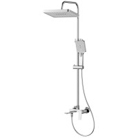 FLERY sprchový sloup s pákovou baterií, otočné ramínko, chrom FLERY sprchový sloup s pákovou baterií, otočné ramínko, chrom