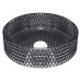 MARAGUA skleněné gravírované umyvadlo, průměr 39,5 cm, černá MARAGUA skleněné gravírované umyvadlo, průměr 39,5 cm, černá