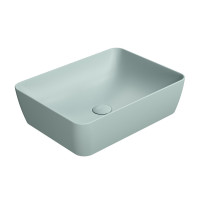SAND umyvadlo na desku 50x38 cm, ghiaccio mat SAND umyvadlo na desku 50x38 cm, ghiaccio mat