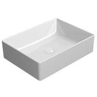 KUBE X keramické umyvadlo na desku, 50x37 cm, bílá ExtraGlaze KUBE X keramické umyvadlo na desku, 50x37 cm, bílá ExtraGlaze