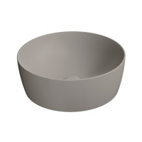SAND/NUBES keramické umyvadlo na desku průměr 40cm, tortora mat SAND/NUBES keramické umyvadlo na desku průměr 40cm, tortora mat