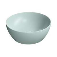 PURA umyvadlo na desku průměr 42 cm, ghiaccio mat PURA umyvadlo na desku průměr 42 cm, ghiaccio mat