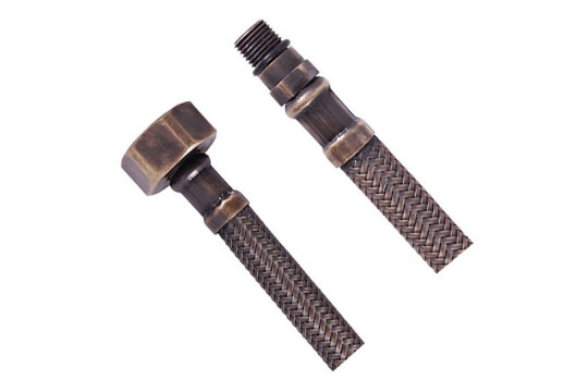 Flexibilní nerezová hadice M10x3/8", 35cm, bronz Flexibilní nerezová hadice M10x3/8", 35cm, bronz