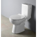HANDICAP WC kombi zvýšený sedák, Rimless, zadní odpad, bílá HANDICAP WC kombi zvýšený sedák, Rimless, zadní odpad, bílá