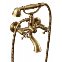 ANTEA nástěnná vanová baterie kompletní, bronz ANTEA nástěnná vanová baterie kompletní, bronz