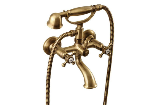 ANTEA nástěnná vanová baterie kompletní, bronz