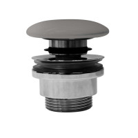 GSI umyvadlová výpust 5/4“, click-clack, keramická zátka, tortora mat GSI umyvadlová výpust 5/4“, click-clack, keramická zátka, tortora mat