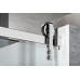 VOLCANO BLACK sprchové dveře 1800 mm, čiré sklo