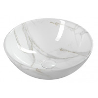 DALMA keramické umyvadlo 42x42x16,5 cm, carrara DALMA keramické umyvadlo 42x42x16,5 cm, carrara