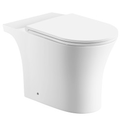 VITO WC kombi mísa, Rimless, 61x35,5cm, spodní/zadní odpad, bílá