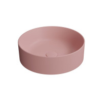 KUBE X keramické umyvadlo na desku, průměr 40cm, blush mat KUBE X keramické umyvadlo na desku, průměr 40cm, blush mat