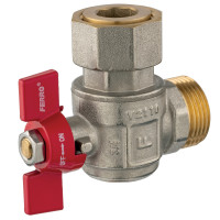 Rohový kulový kohout, ke kotlům 3/4" Rohový kulový kohout, ke kotlům 3/4"