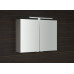 RIWA galerka s LED osvětlením, 101x70x17cm, bílá lesk RIWA galerka s LED osvětlením, 101x70x17cm, bílá lesk
