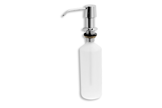 Dávkovač prostředku na mytí nádobí, objem 500 ml chrom Dávkovač prostředku na mytí nádobí, objem 500 ml chrom