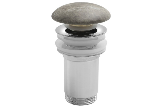 Umyvadlová výpust 5/4“, click-clack, keramická zátka, 10-50mm, breccia mramor Umyvadlová výpust 5/4“, click-clack, keramická zátka, 10-50mm, breccia mramor