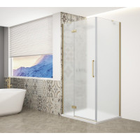 TRINITY GOLD MATT čtvercový sprchový kout 1000x1000mm, matné sklo, levé TRINITY GOLD MATT čtvercový sprchový kout 1000x1000mm, matné sklo, levé