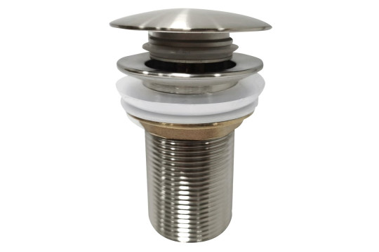 AURUM umyvadlová výpust 5/4“, click-clack, nerez mat AURUM umyvadlová výpust 5/4“, click-clack, nerez mat