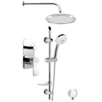 DAPHNE podomítkový sprchový set s pákovou baterií, 2 výstupy, chrom DAPHNE podomítkový sprchový set s pákovou baterií, 2 výstupy, chrom