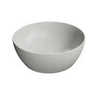 PURA umyvadlo na desku průměr 42 cm, cenere mat PURA umyvadlo na desku průměr 42 cm, cenere mat