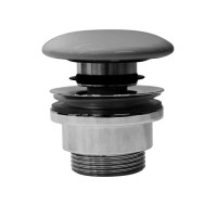 GSI umyvadlová výpust 5/4“, click-clack, keramická zátka, cenere mat GSI umyvadlová výpust 5/4“, click-clack, keramická zátka, cenere mat