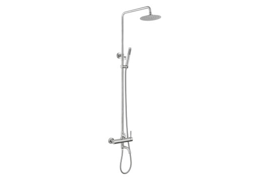 MINIMAL vanový sloup s pákovou baterií, nerez MINIMAL vanový sloup s pákovou baterií, nerez