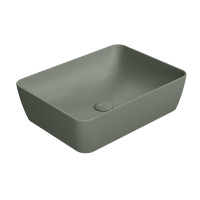 SAND umyvadlo na desku 50x38 cm, agave mat SAND umyvadlo na desku 50x38 cm, agave mat