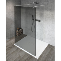 VARIO WHITE jednodílná sprchová zástěna do prostoru, kouřové sklo, 1400 mm VARIO WHITE jednodílná sprchová zástěna do prostoru, kouřové sklo, 1400 mm