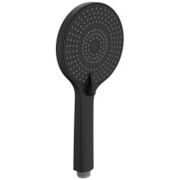 Ruční masážní sprcha, 3 režimy sprchování, průměr 120 mm, ABS/černá mat Ruční masážní sprcha, 3 režimy sprchování, průměr 120 mm, ABS/černá mat