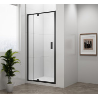 EASY BLACK sprchové dveře otočné 760-900mm, čiré sklo EASY BLACK sprchové dveře otočné 760-900mm, čiré sklo