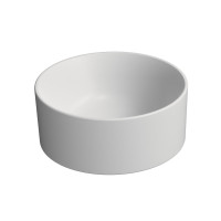 KUBE X keramické umyvadlo na desku, průměr 32cm, bílá mat KUBE X keramické umyvadlo na desku, průměr 32cm, bílá mat