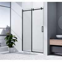 DRAGON BLACK sprchové dveře 1600mm, čiré sklo DRAGON BLACK sprchové dveře 1600mm, čiré sklo