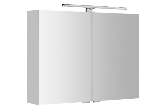 RIWA galerka s LED osvětlením, 101x70x17cm, bílá lesk RIWA galerka s LED osvětlením, 101x70x17cm, bílá lesk