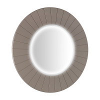 LUMIRO STRIP kulaté zrcadlo s LED osvětlením v rámu ø 75cm, agila LUMIRO STRIP kulaté zrcadlo s LED osvětlením v rámu ø 75cm, agila