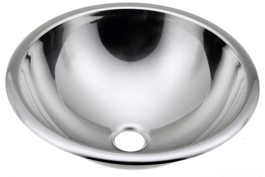 Zápustné umyvadlo nerezové, průměr 405 mm Zápustné umyvadlo nerezové, průměr 405 mm