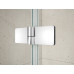 TRINITY CHROME čtvercový sprchový kout 800x800mm, čiré sklo, levé