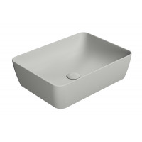 SAND umyvadlo na desku 50x38 cm, cenere mat SAND umyvadlo na desku 50x38 cm, cenere mat