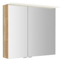 LINEX galerka s LED osvětlením, 80x70x15cm, dub alabama LINEX galerka s LED osvětlením, 80x70x15cm, dub alabama