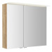 LINEX galerka s LED osvětlením, 80x70x15cm, dub alabama