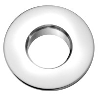 Kovová krytka přepadu umyvadla, 30 mm, chrom Kovová krytka přepadu umyvadla, 30 mm, chrom