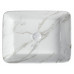 DALMA keramické umyvadlo 48x38x13 cm, hranaté, carrara DALMA keramické umyvadlo 48x38x13 cm, hranaté, carrara