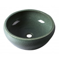PRIORI keramické umyvadlo, průměr 42cm, zelená PRIORI keramické umyvadlo, průměr 42cm, zelená